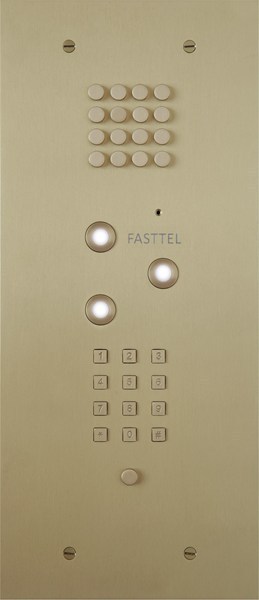 Wizard Bronze gold 3 buttons small with keypad
